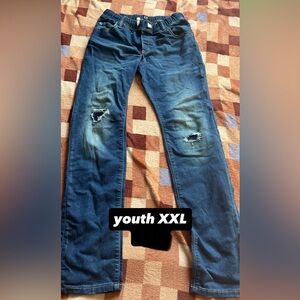 GAP Kids Blue Distressed Jeans